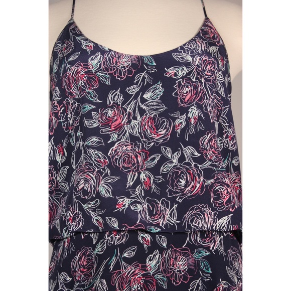 Joie Silk Floral Pattern Printed Sleeveless Dress - Picture 4 of 10